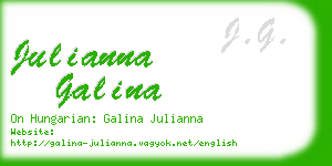 julianna galina business card